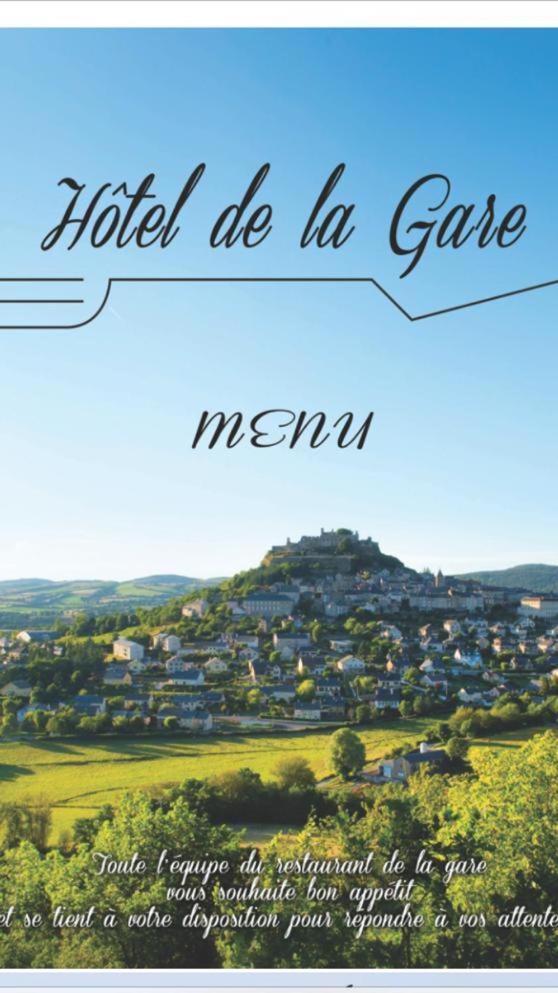 Hotel De La Gare Sévérac-le-Château Zewnętrze zdjęcie