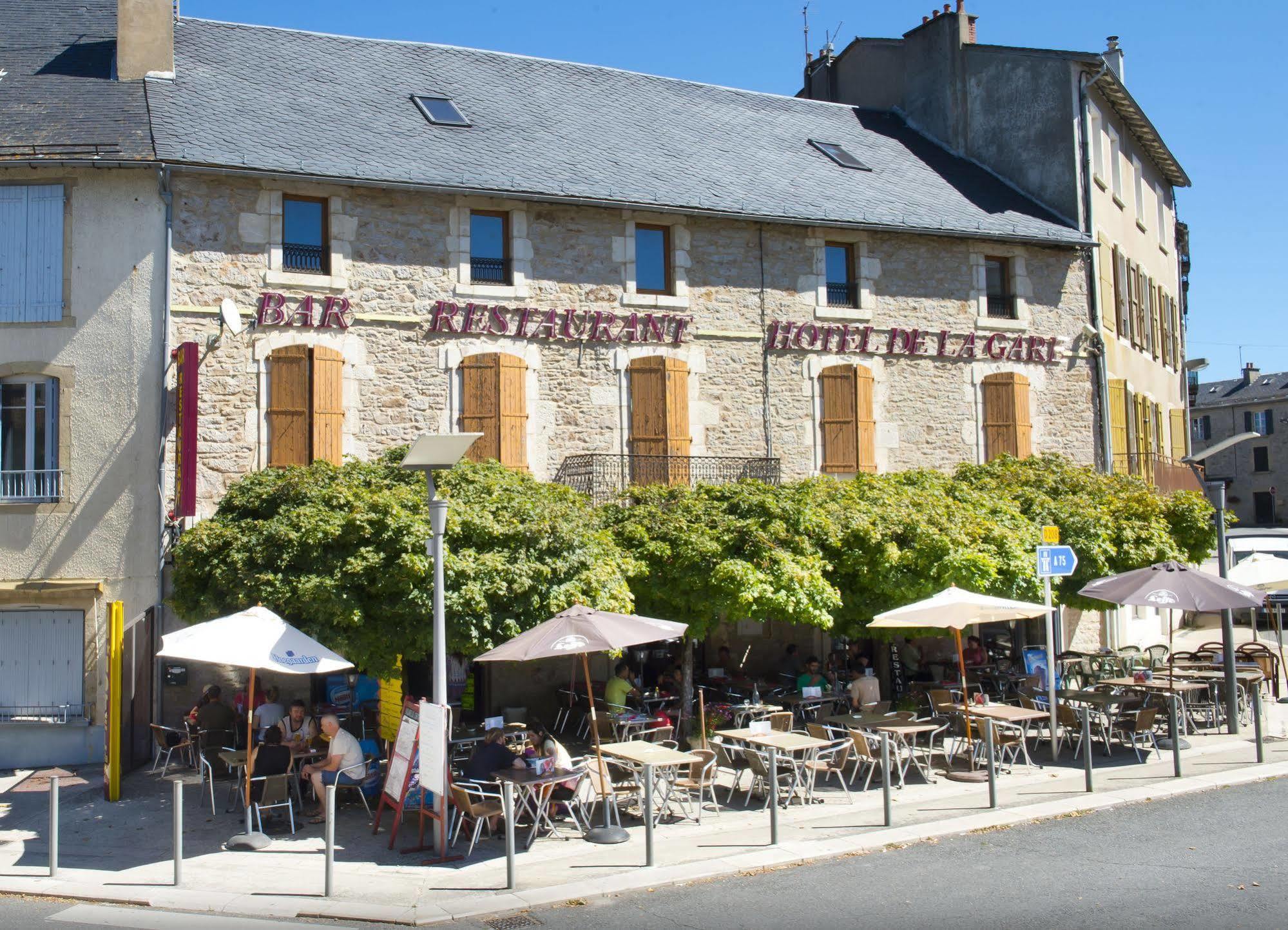 Hotel De La Gare Sévérac-le-Château Zewnętrze zdjęcie